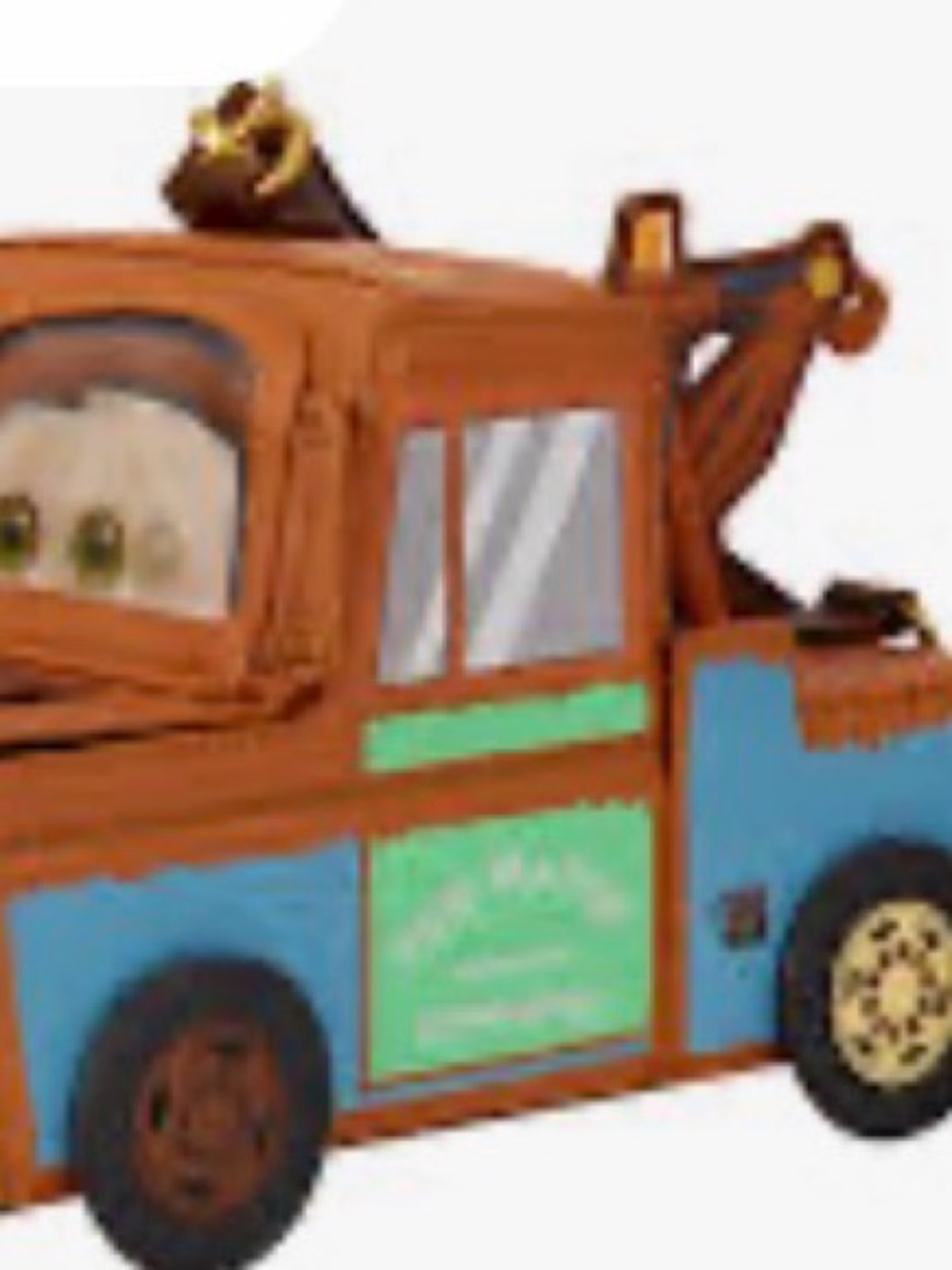 Loungefly Brown, Blue and Green Tow Truck Kids Backpack